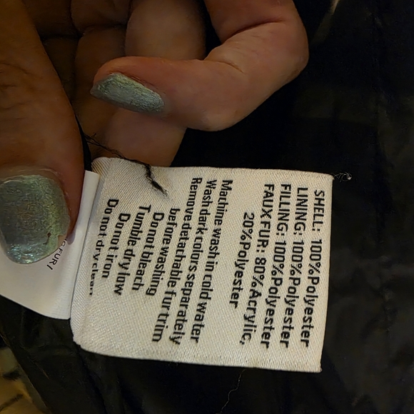 American Tall X Point Zero Tall Women's Parka in Cloud Grey - Picture 16 of 16